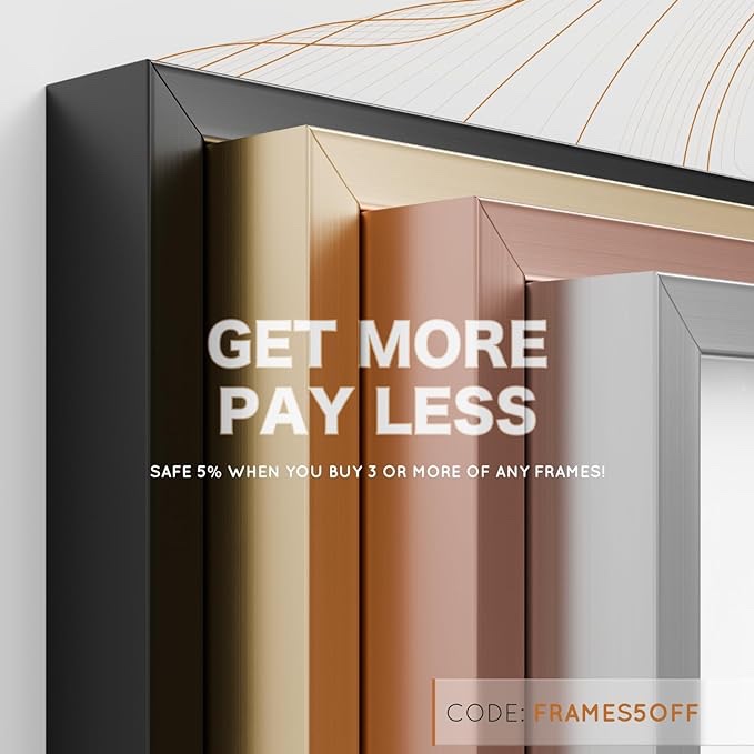 Homeforia 24 x 30 Picture Frame Black, Premium Metal 24x30 Puzzle Frame Matted to 18x24 Photo, 24 x 30 Frame Black Matted to 18 x 24 Picture, Tempered Glass, Wall Hook Included, Set of 1