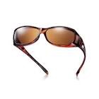 Polarized Sunglasses Fit Over Prescription Glasses, Anti Glare UV Protection Wrap Around Sunglasses For Men&Women Brown frame brown lens