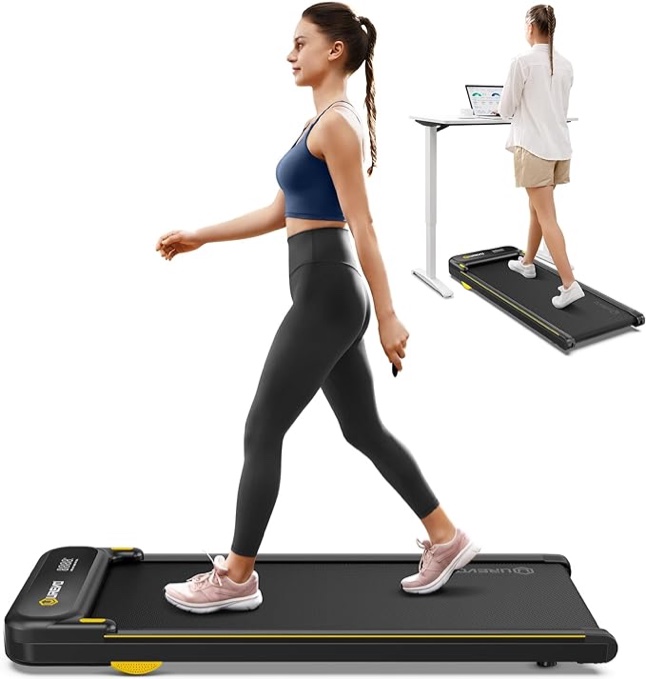 UREVO Under Desk Treadmill, Walking Pad for Home/Office, Portable Walking 
