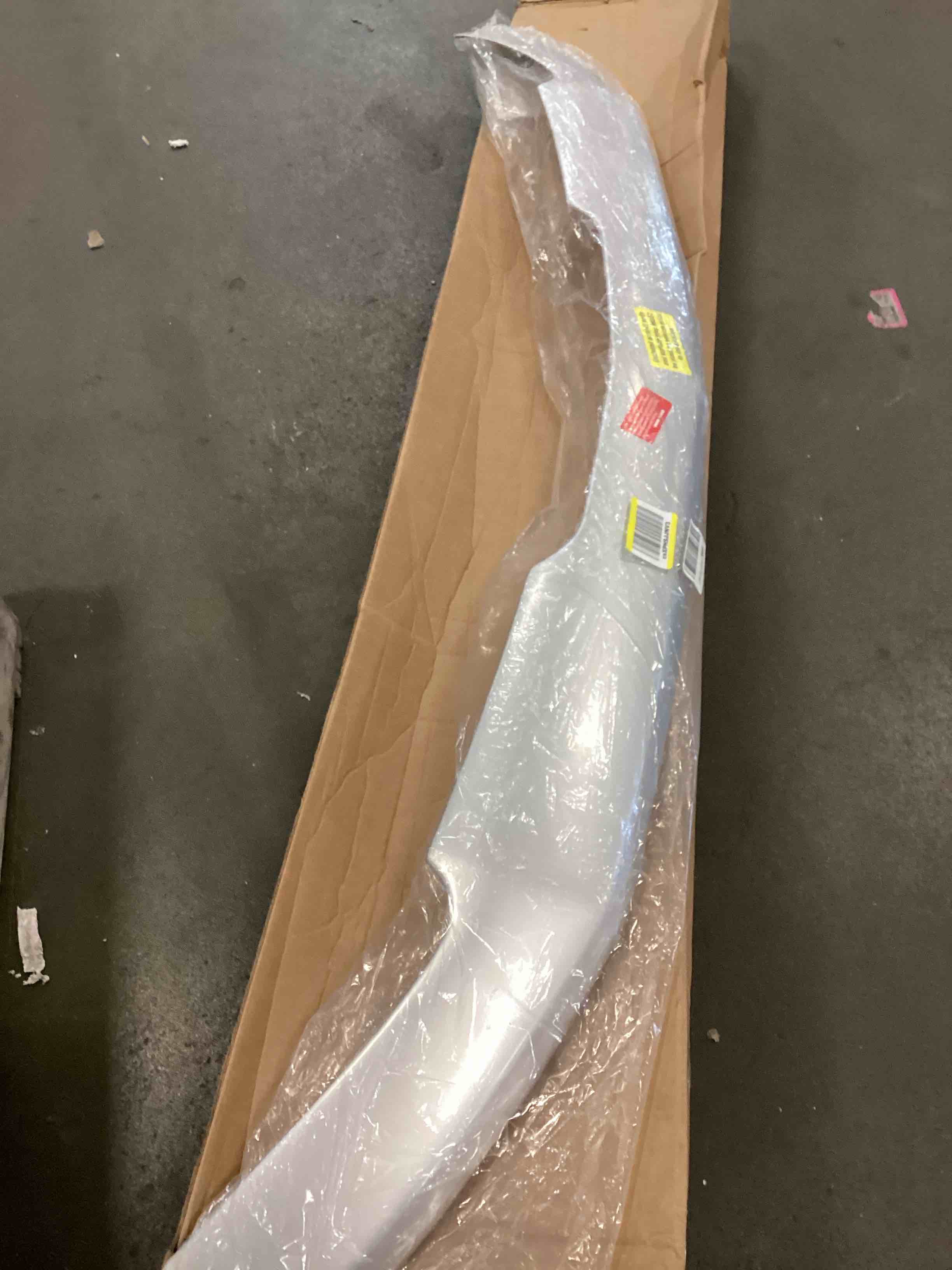 Auto Ventshade [AVS] Aeroskin Hood Protector | 2019 - 2023 Chevrolet Silverado 1500, (Excludes ZR2, L), Low Profile/Flush - Chrome | 622168