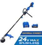 KOBALT brushless 24V max multi head string trimmer kit as is