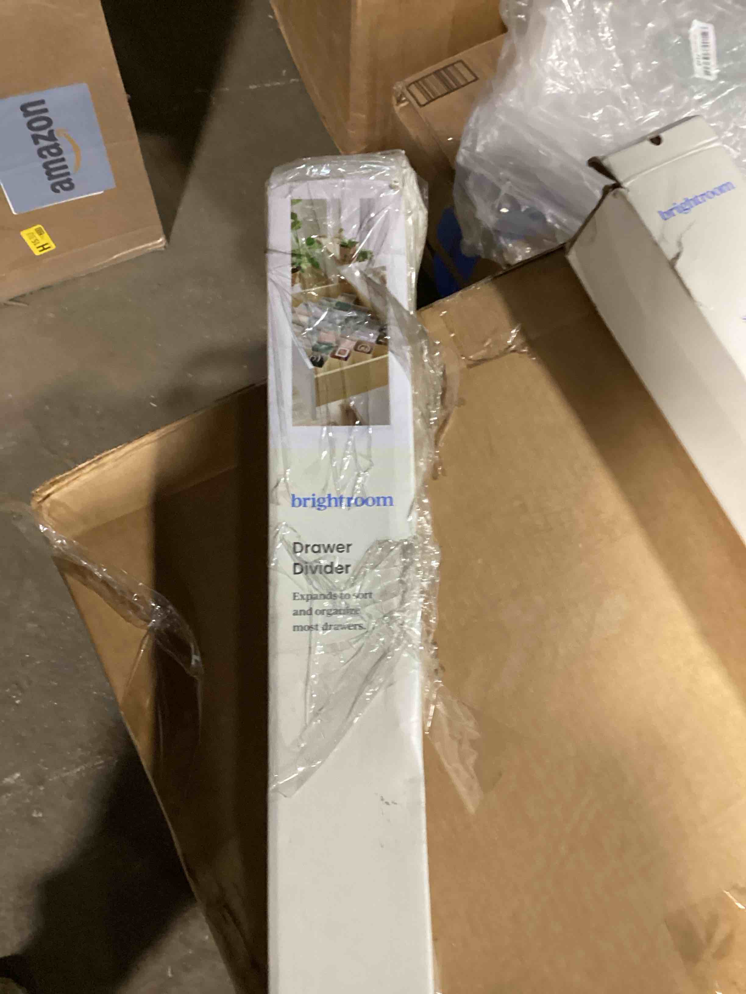 Simple Houseware Foldable Cloth Storage Box Closet Dresser Drawer Divider Organizer Basket Bins for Underwear Bras, Beige (Set of 6)