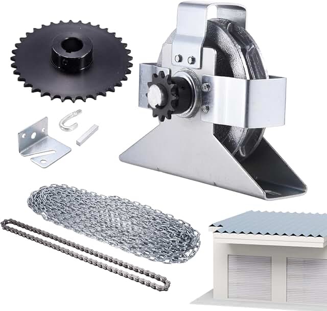 garage door jackshaft. chain. hoist 