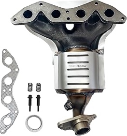 PULCHERFLOW Catalytic Converter Compatible with 2001 2002 2003 2004 2005 Honda Civic 1.7L High Performance (EPA Compliant)