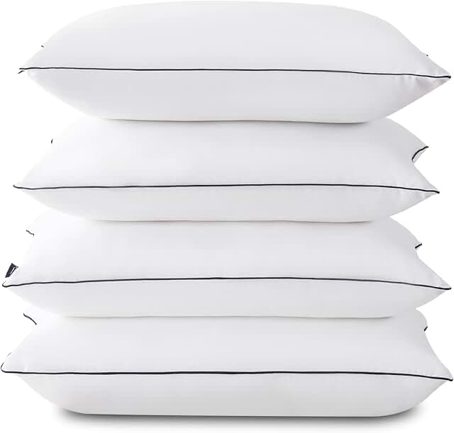 GOHOME: HAVE BETTER SLEEPING luxury hotel bed pillow 4-pack- missing one pillow