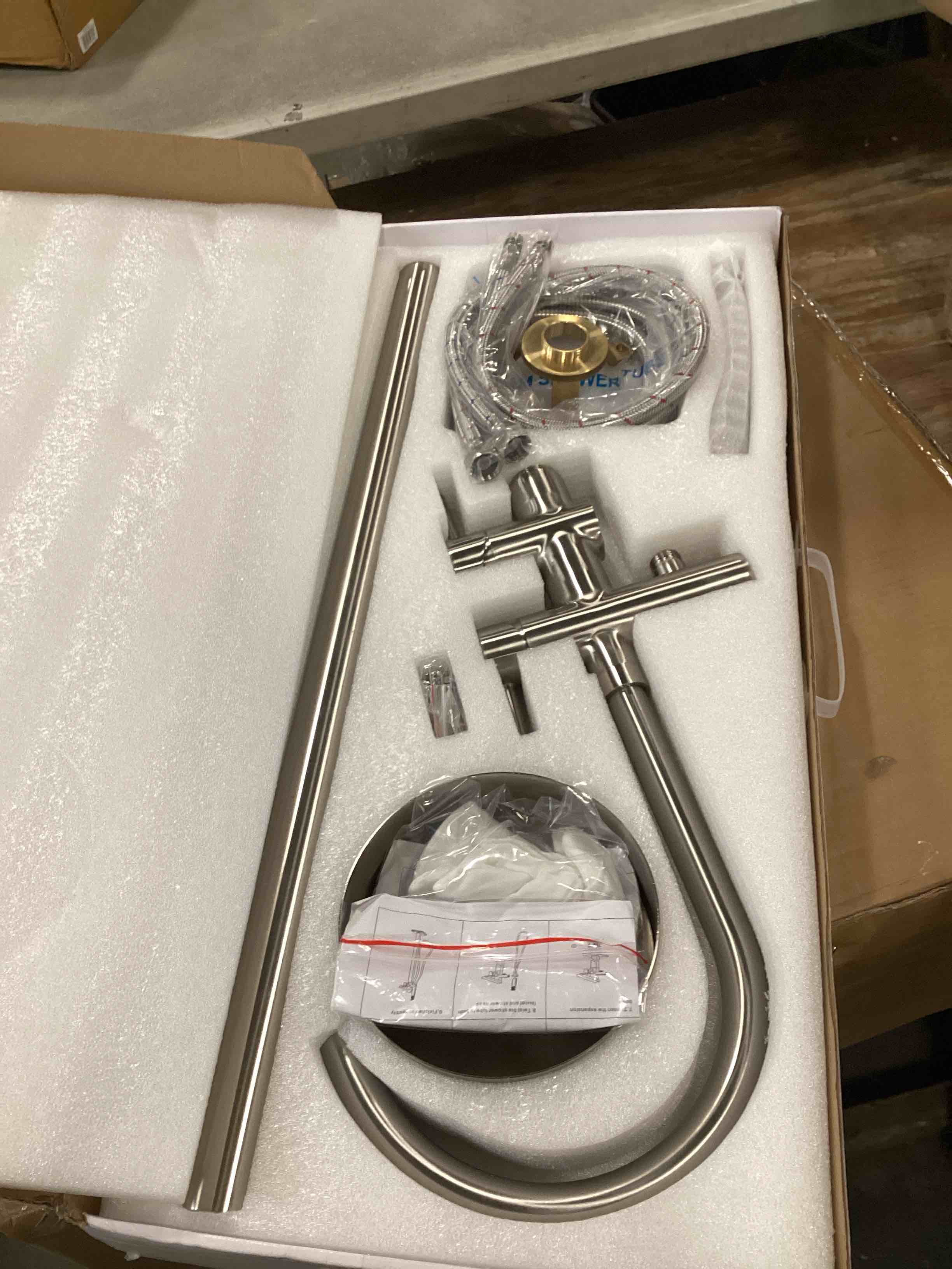 TapLong Freestanding Bathtub Faucet Tub Floor Mount Bathroom Faucets