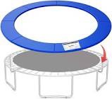 Trampoline Replacement Pad Safety Spring Cover, No Holes for Pole, Universal Fits for 14ft Frames, Waterproof Trampoline Accessories Spring Pad