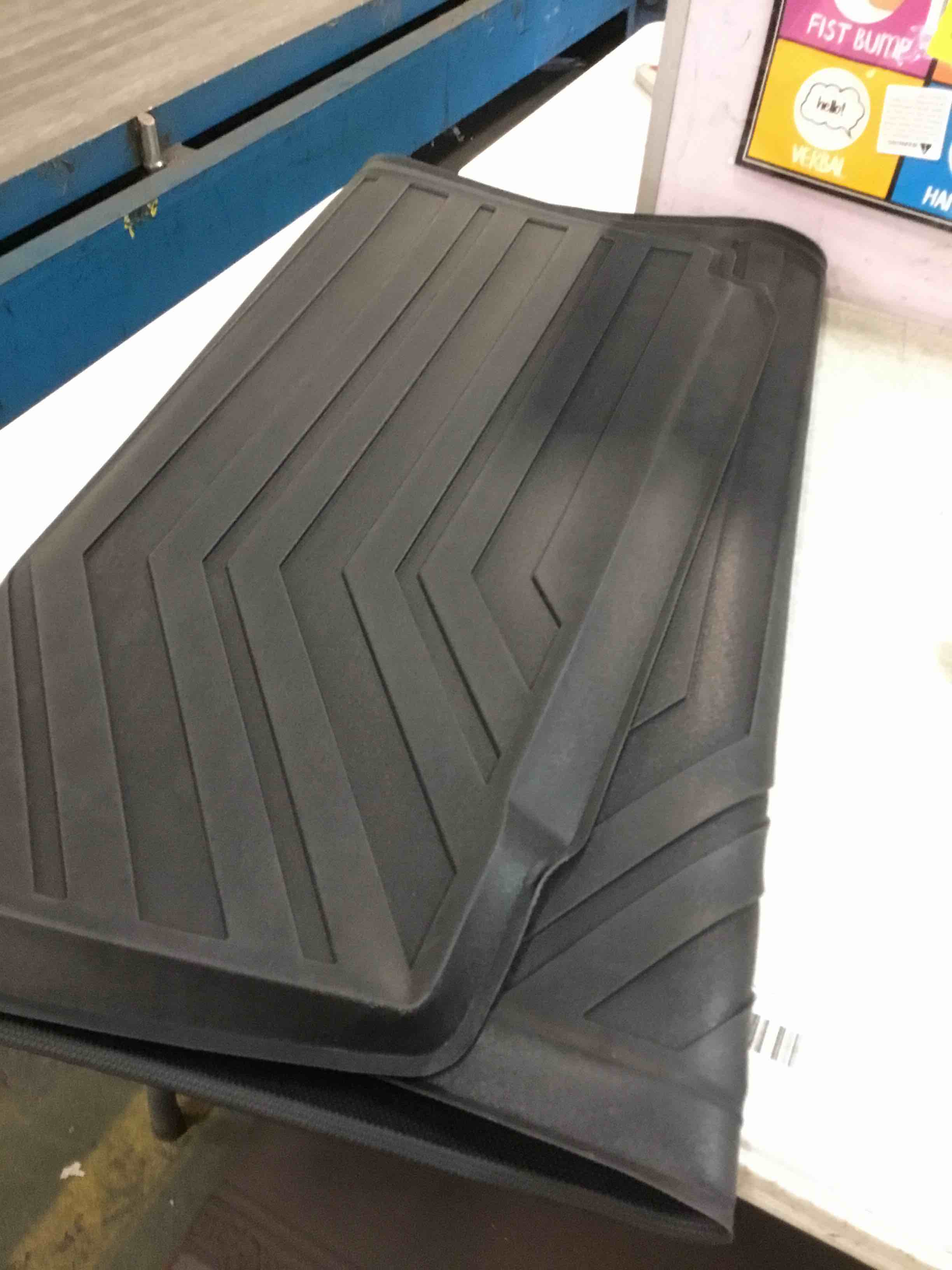 Mixsuper Custom Fit Cargo Liners for 2018-2023 Ford Expedition Max/Lincoln Navigator L, Behind The 3rd Row Seats, All Weather Rear Cargo Trunk Mats Black