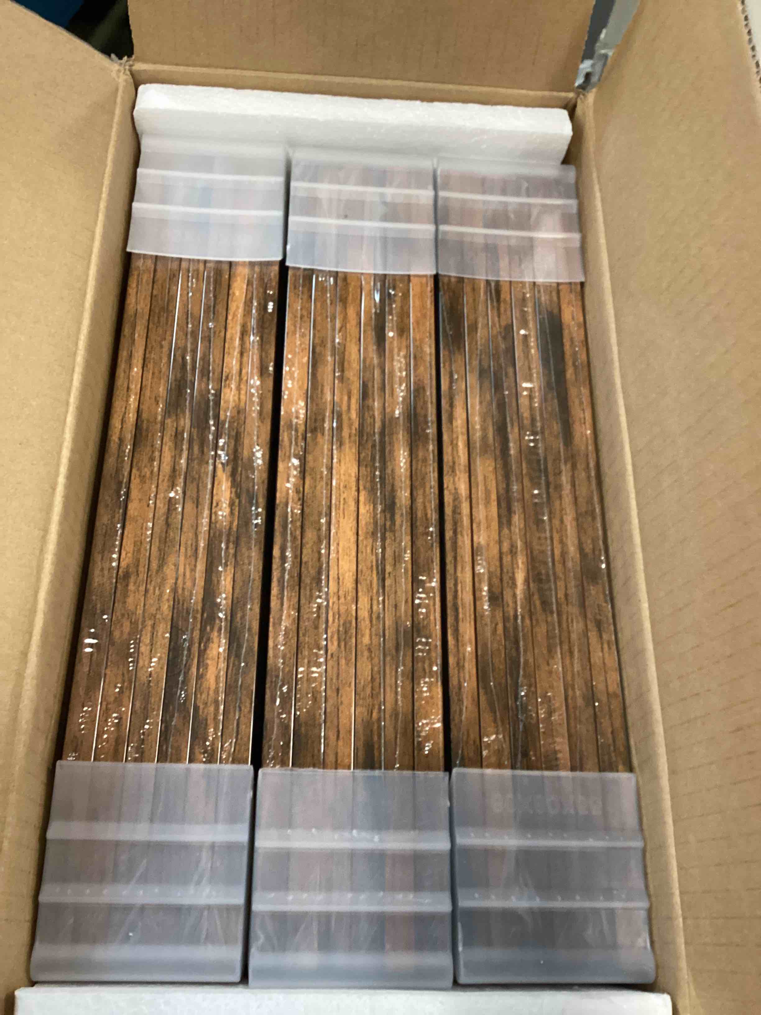 WIFTREY Multi 8.5x11 Brown Picture Frames 18 Pack, Rustic Brown 8.5x11