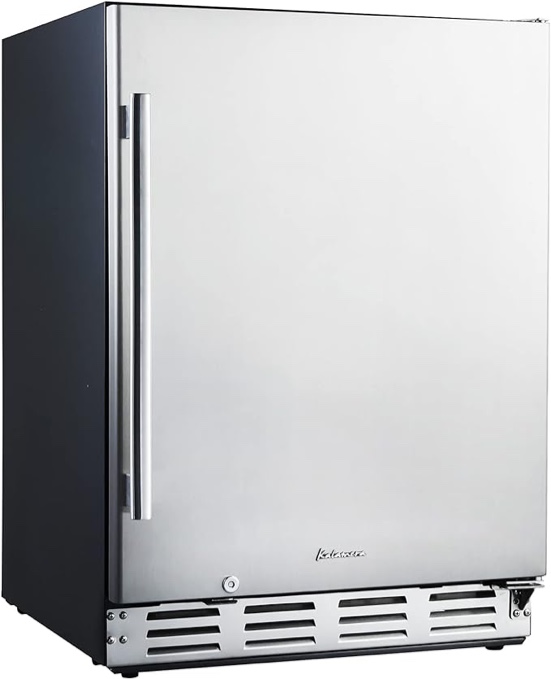 Kalamera Beverage Refrigerator, 24 inch Under Counter Beverage Cooler