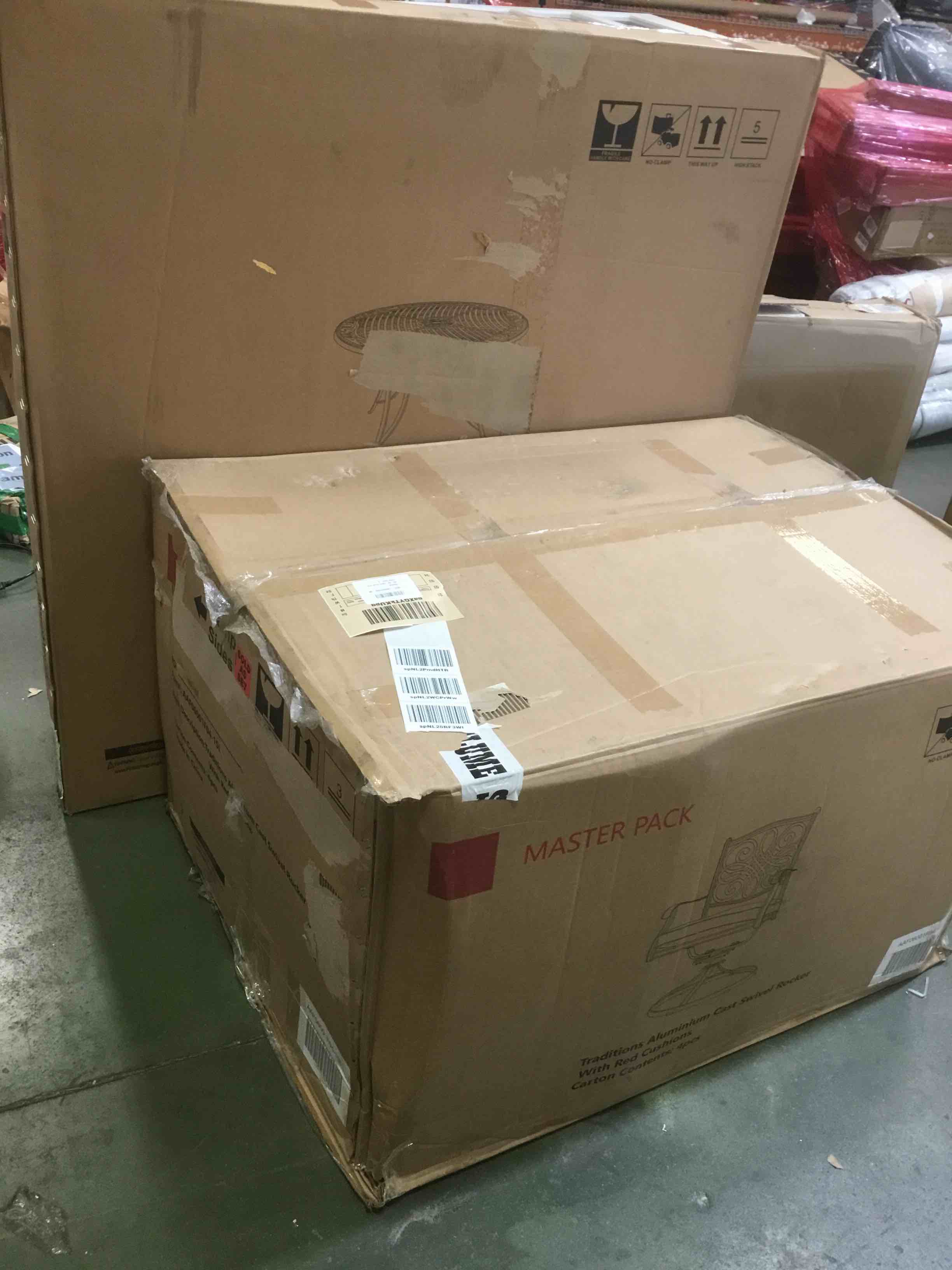 Hanover Montclair 5Piece Patio Dining Set, (2 boxes)