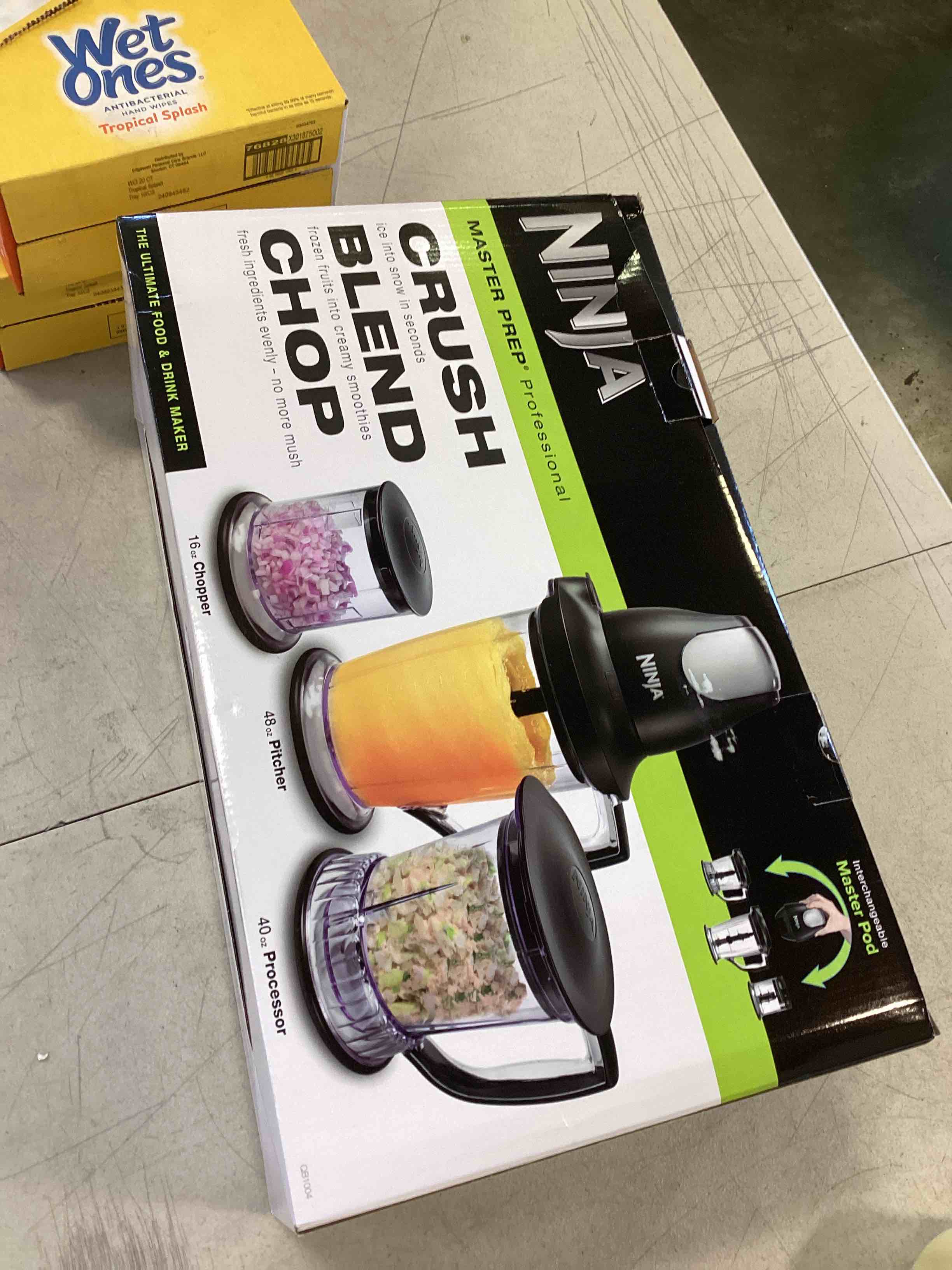 Ninja QB1004 Blender/Food Processor with 450Watt Base, 48oz Pitcher