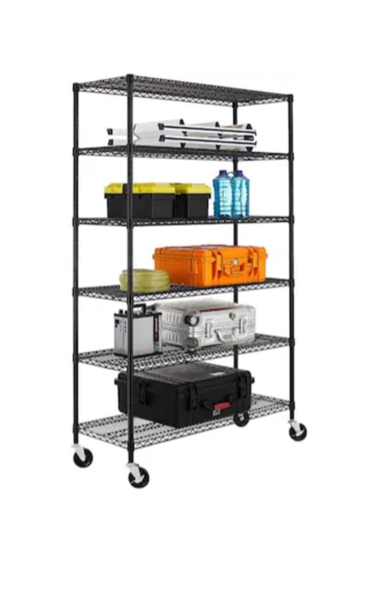 FDW Metal Heavy Duty Pallet Racking System (48-in W x 18-in D x 76-in H)
