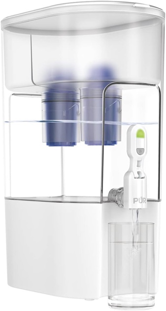 PUR 44-Cup Extra Large Capacity filtered water dispenser, White