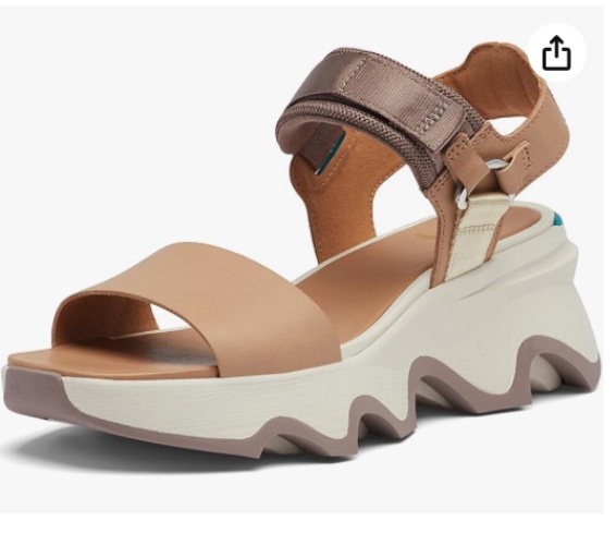 Size 9 Sorel High sandals with strap in Y Kinetic Impact for women