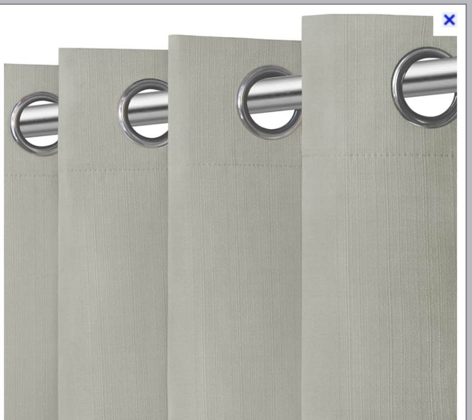 Easy-Going Linen Textured 100% Blackout Curtain 52x84 Inch Window Curtain Drapes for Bedroom, Living Room Thermal Insulated Room Darkening (Set of 2 Panels, Stone)