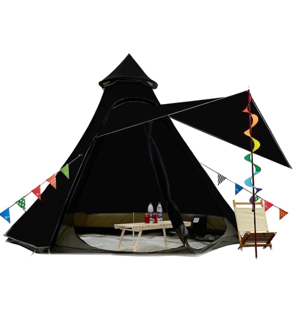 12'x10'x8'Dome Camping Tent 5-6 Person 4 Season Double Layers Waterproof Anti-UV Windproof Tents Family Outdoor Camping Tent