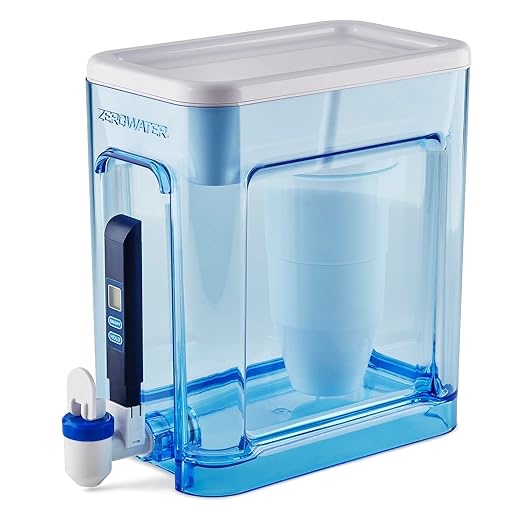 ZeroWater - 22 Cup Ready-Read 5-stage Water Filtration Dispenser - Blue
