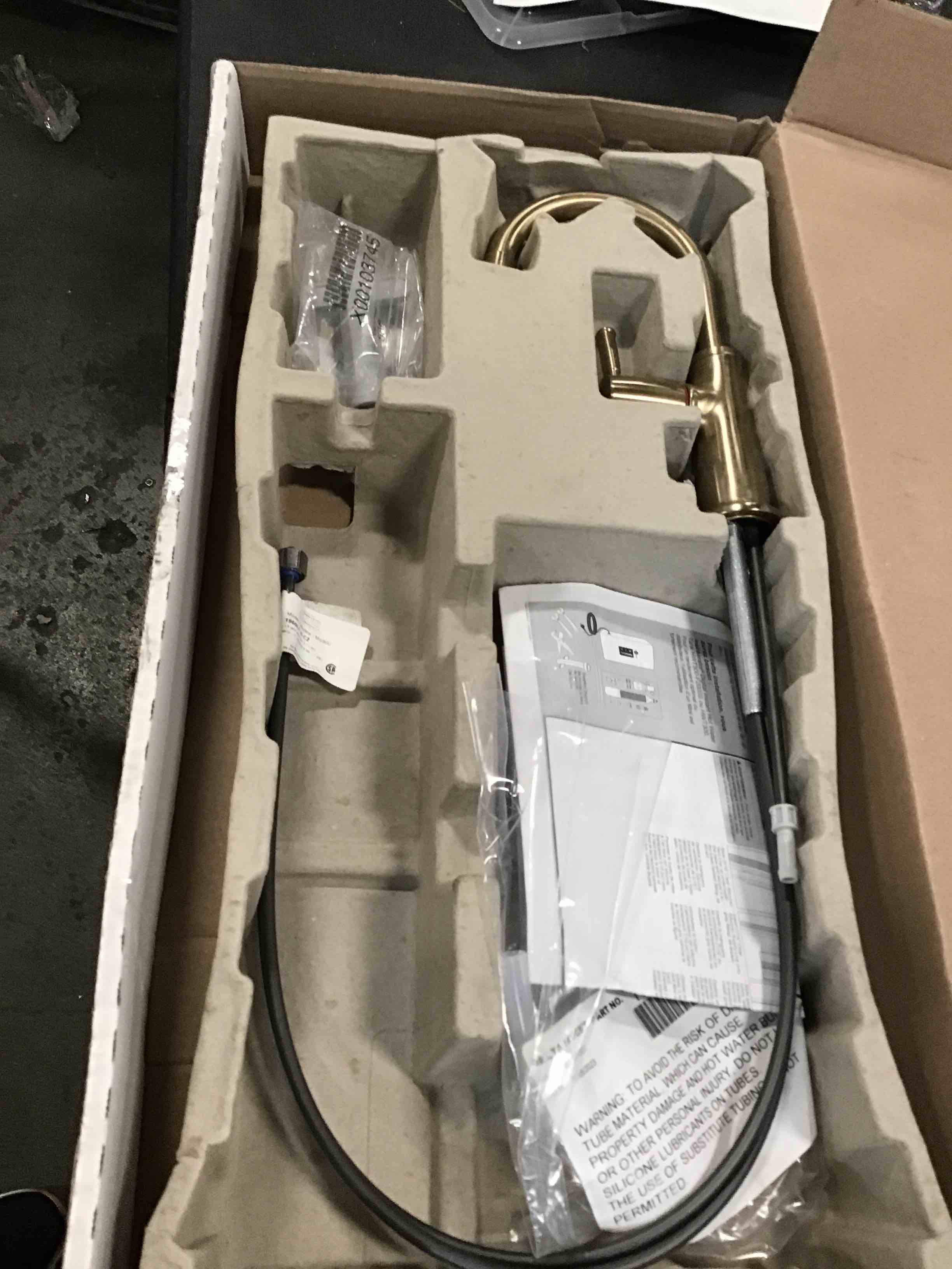 DELTA FAUCET Traditional Instant Hot Water Dispenser, Champagne Bronze