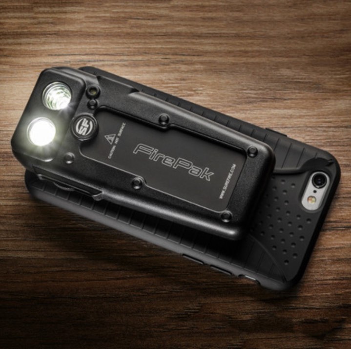 Surefire Firepak-a7 Bt Light,firepak,w/iphone 7 Case