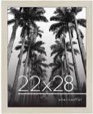 Americanflat 22x28 Poster Frame in Light Wood - Composite Wood with Polished Plexiglass - Horizontal and Vertical Formats for Wall with Included Hanging Hardware Light Wood 22x28 Frame