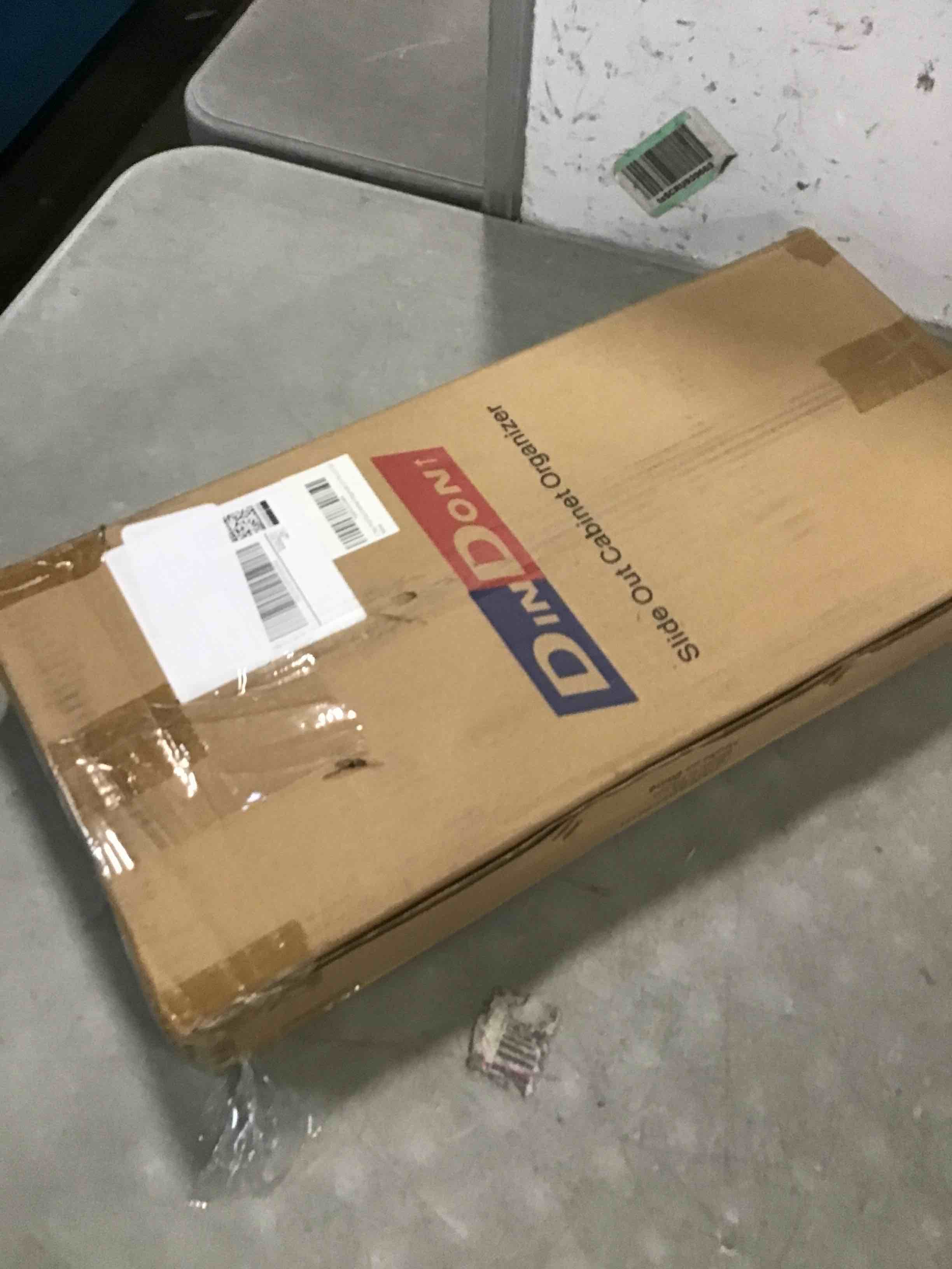 DINDON 1 Tier Pull Out Wood Shelf (11" W x 21" D) Single Tier Slide Out