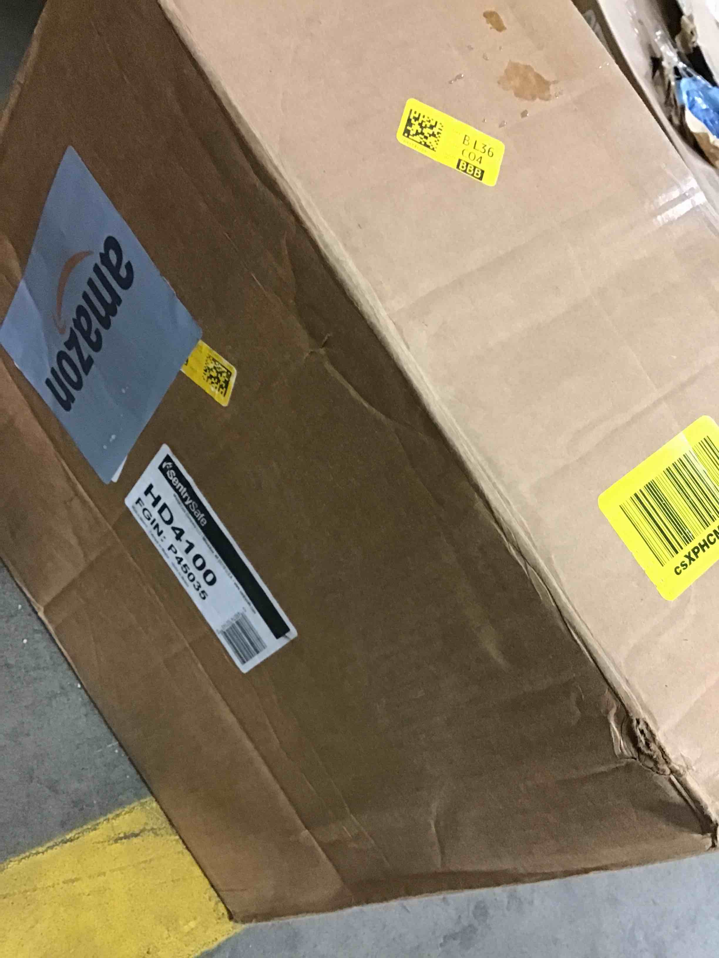 SentrySafe HD4100 Safe Box FireResistant and WaterResistant with Key Lock 0.65 cu. ft.