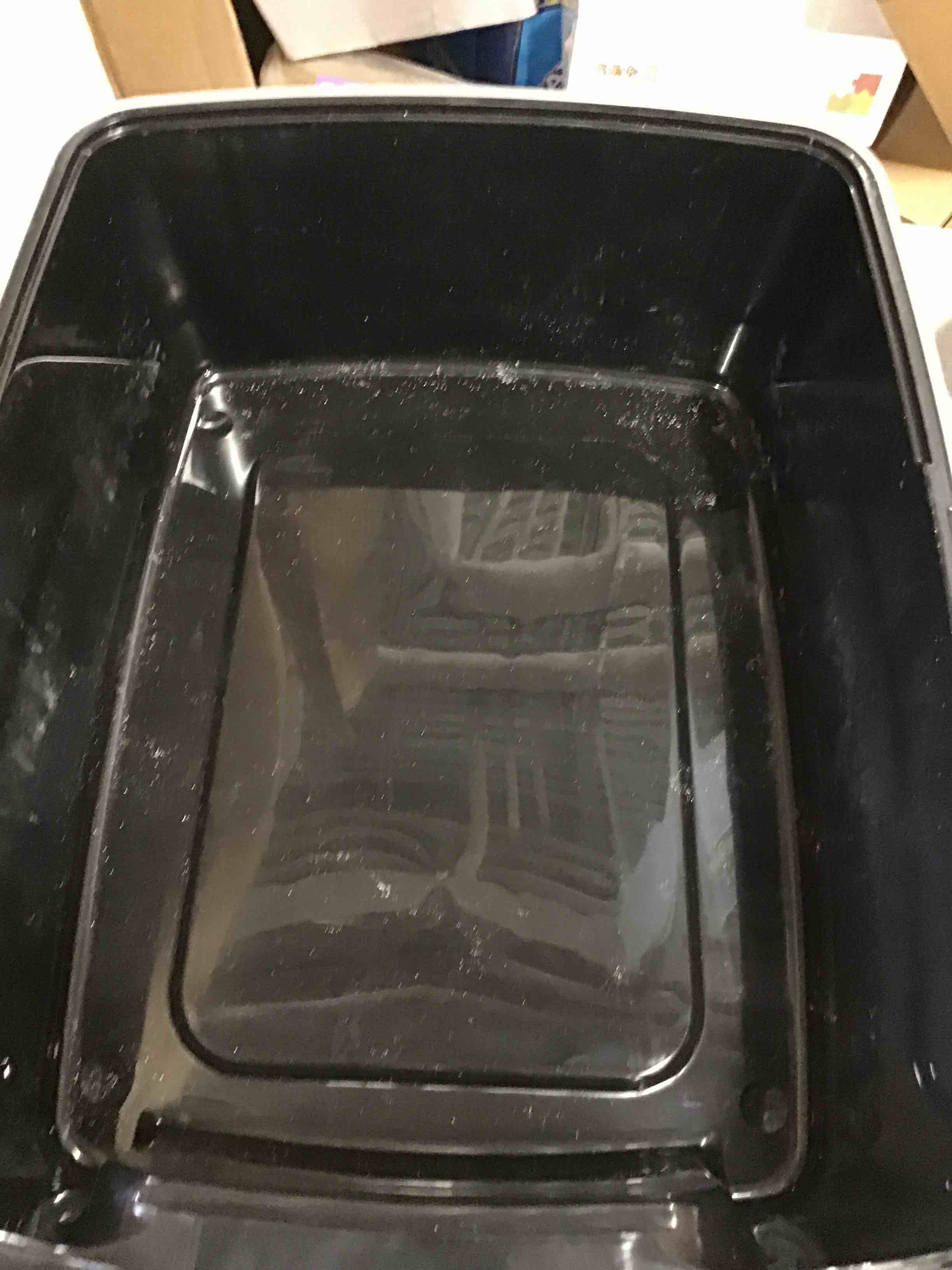 IRIS USA Open Top Cat Litter Tray with Scoop and Scatter Shield, Sturdy