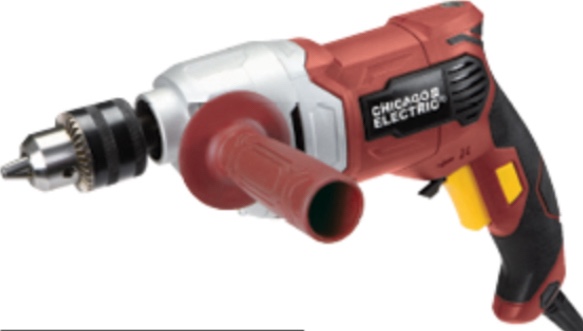 CHICAGO ELECTRIC 1/2 in. Heavy Duty Variable Speed Reversible Drill