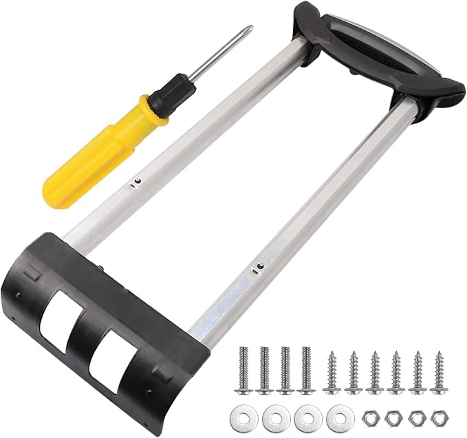 BQLZR 20 Inch Telescopic Pull Out Suitcase Handle for G002 Cloth Luggage Handle Replacement 3 Part