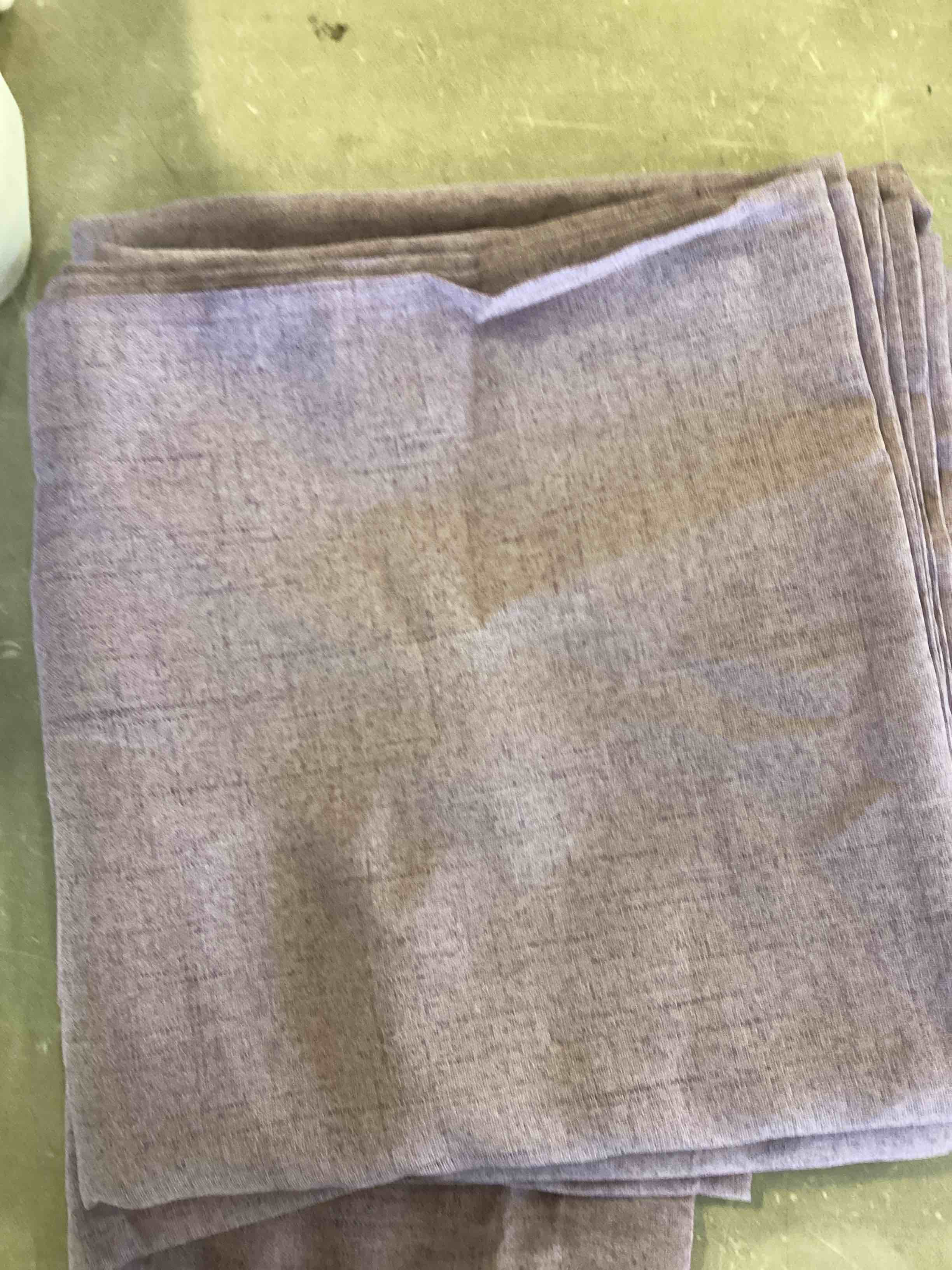 Lavender Linen Curtains 102 Inches Long 2 Panel Set for Girls Nursery