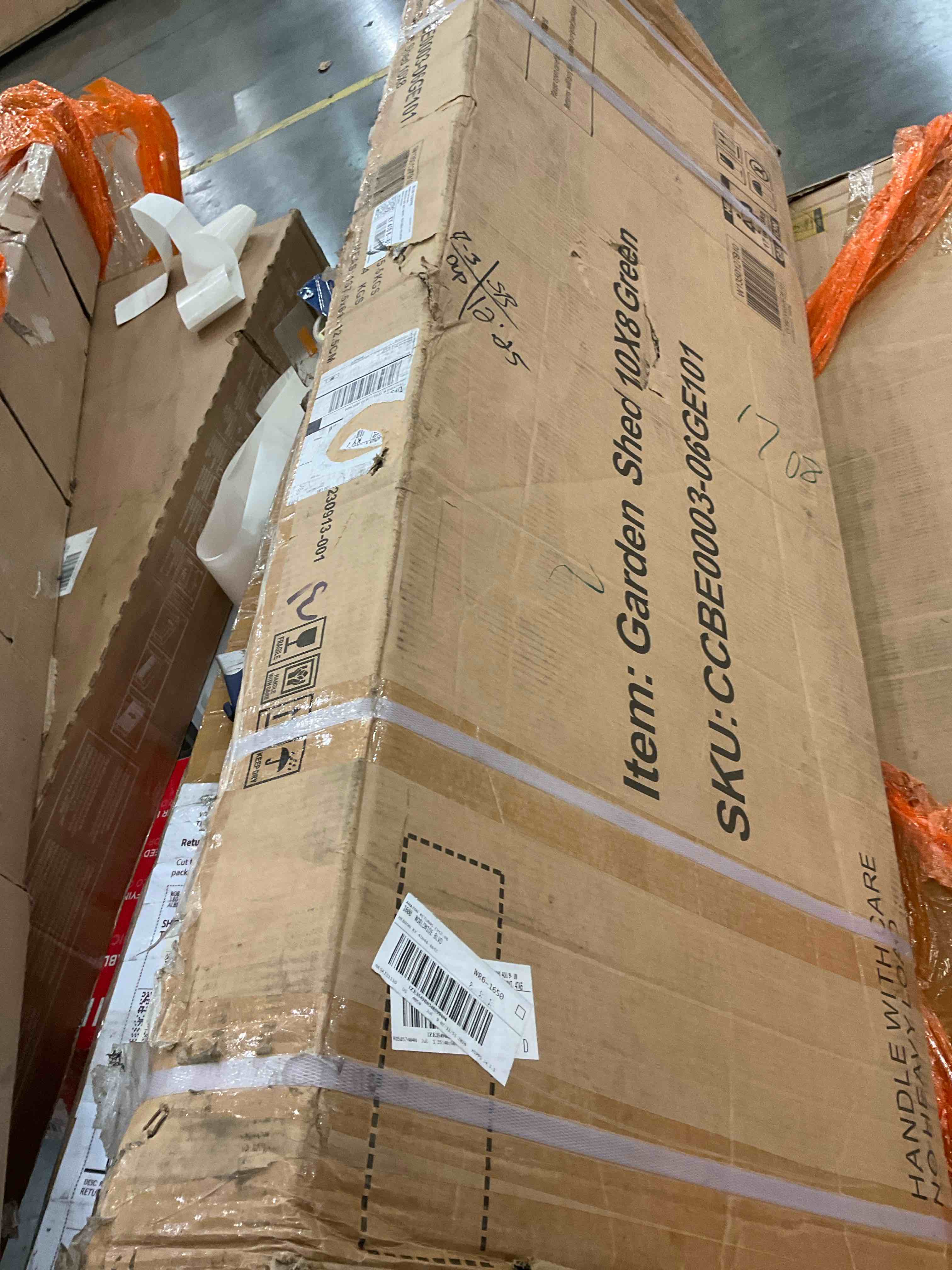 garden shed 10x8green