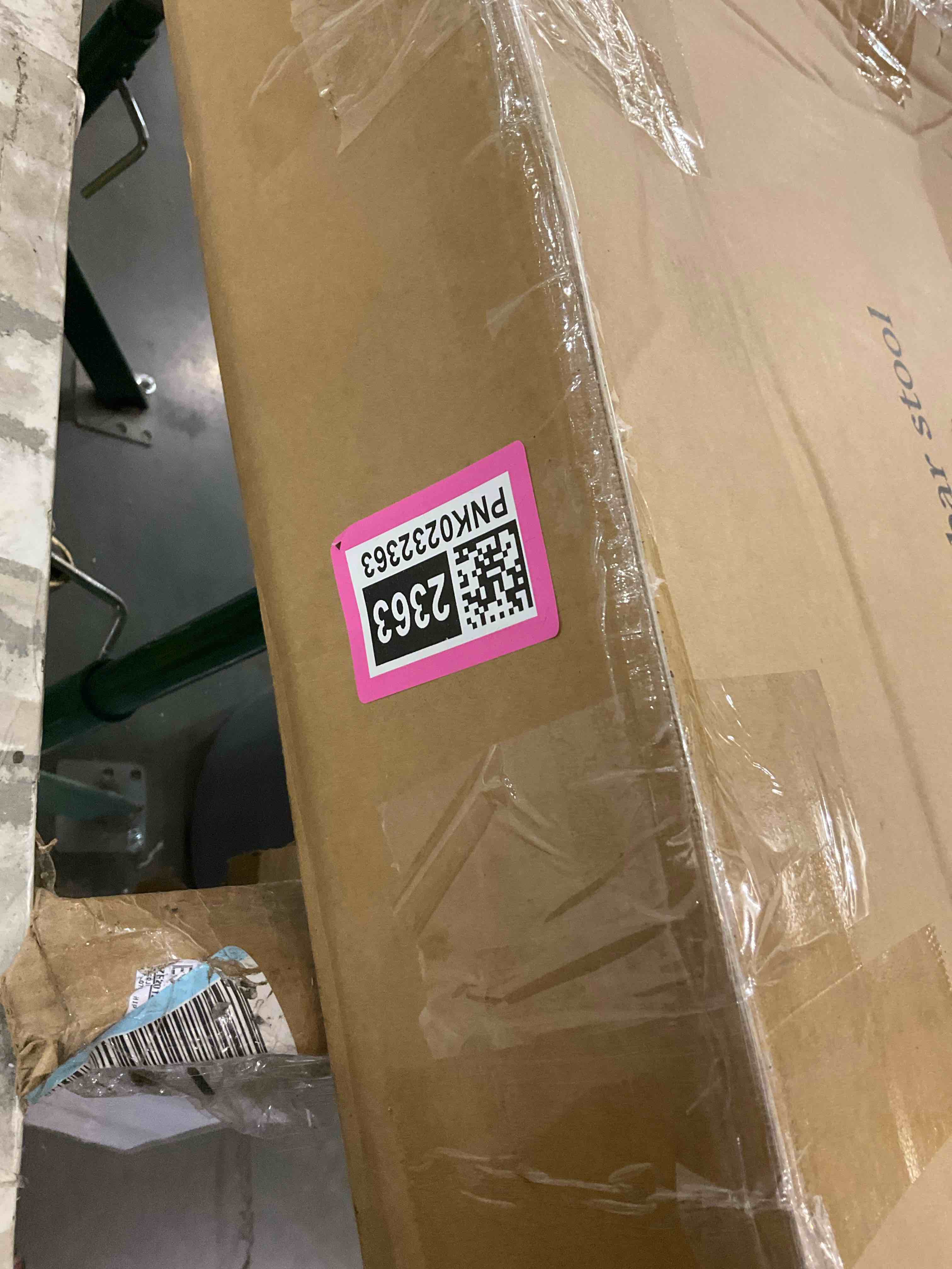 Nathan James Dahlia Counter Height Barstool Matte Black Metal Cream