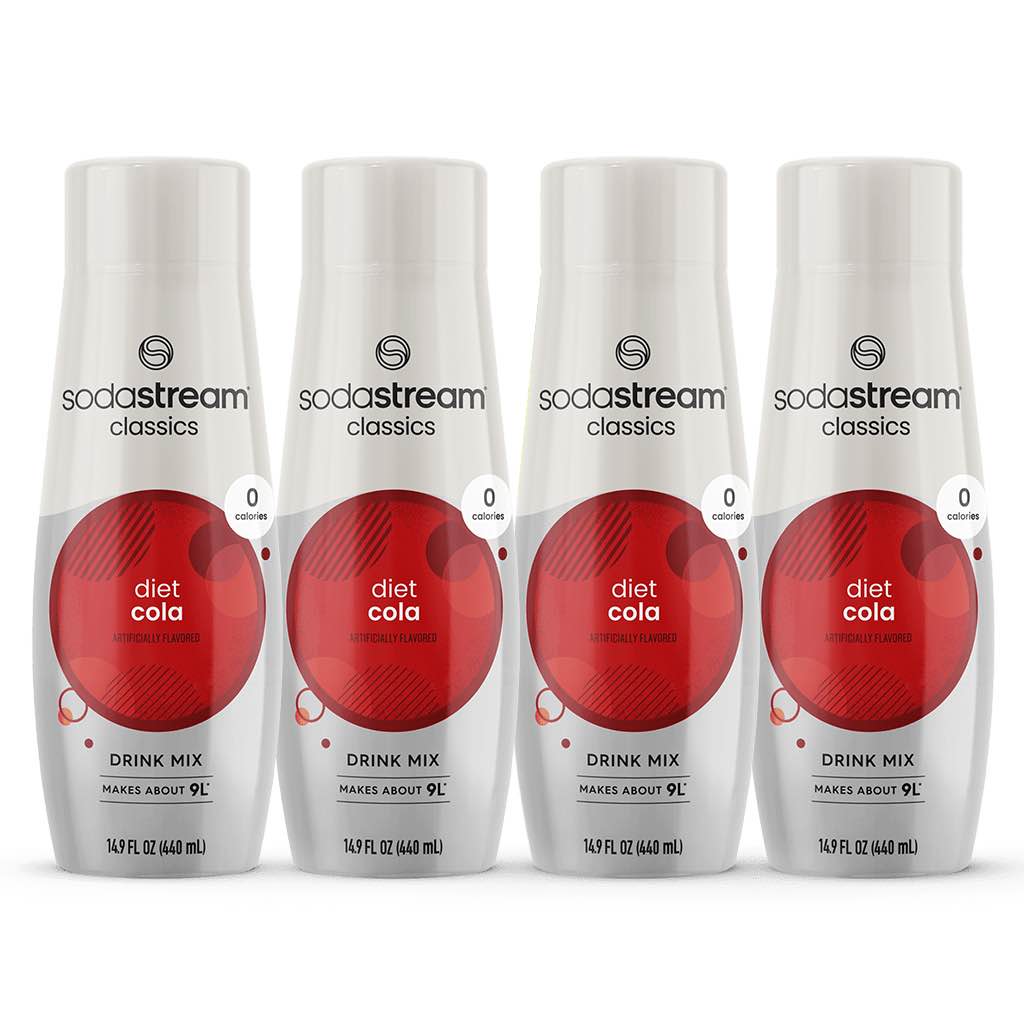 sodastream Diet Cola Syrup, 440 ml (4-Pack) Best Before: 06/15/2025