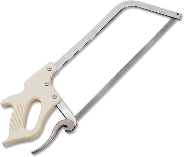 KATA Butcher Saw Meat and Bone Saw Meat Processing Hand Saw with 25-inch SK5 Blade, Use for Household, Processed Livestock and Game