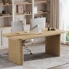 Girace 62.99'' W Modern Simple Executive Computer Desk with Engineered Wood Top and Legs