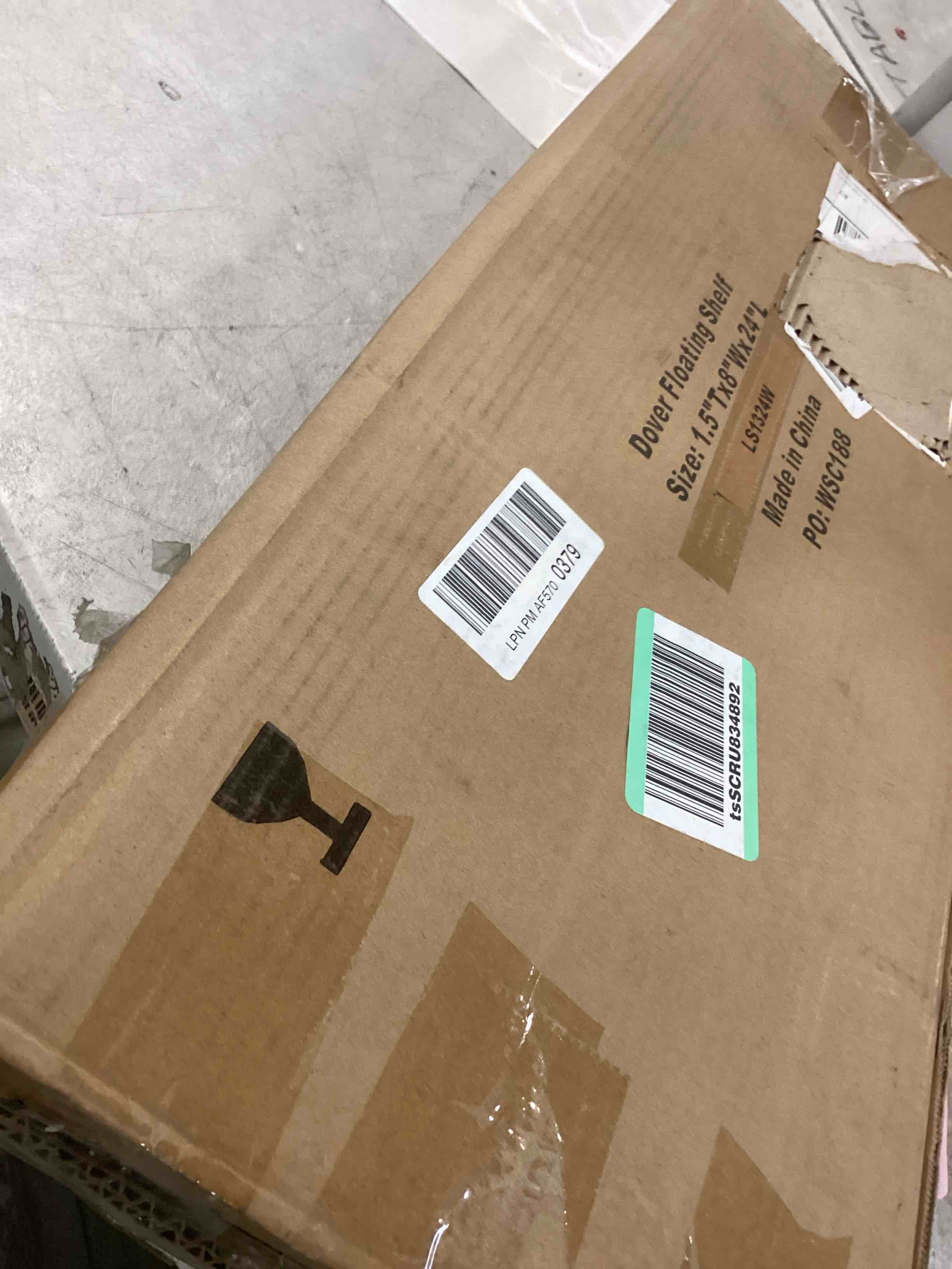 WELLAND Floating Shelves White Floating Shelves White Deep, Floating