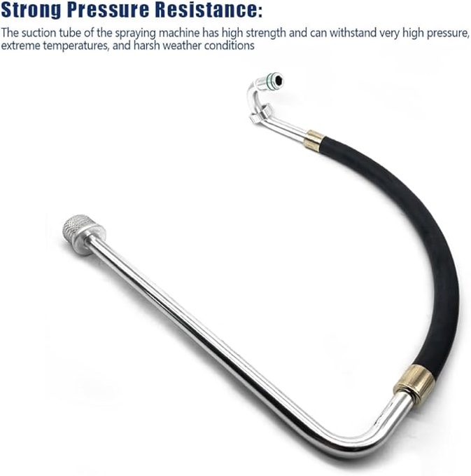 Stainless Steel Suction Tube and Reflux Line Airless Paint Sprayer Accessories for Graco 390 395 490 495 595 Airless Spraying Machine Paint Sprayers Tool Parts Fit for Tongshan T300 500