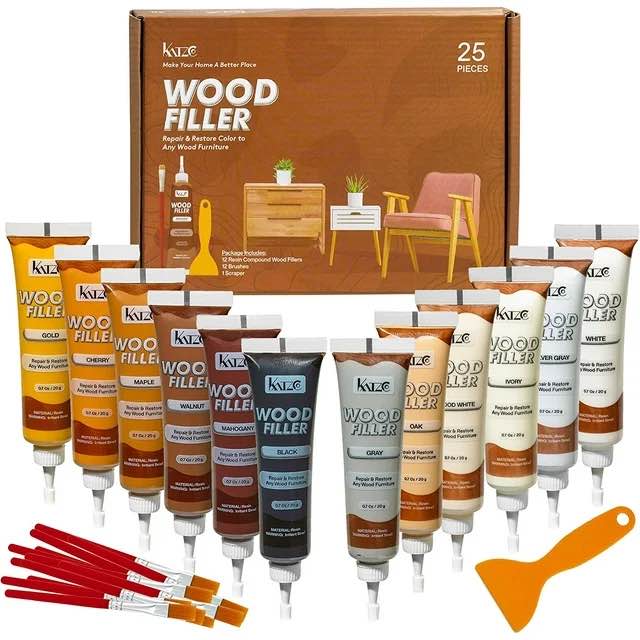 Everything You Need | Katzco Furniture Repair Wood Fillers - Set Of 25