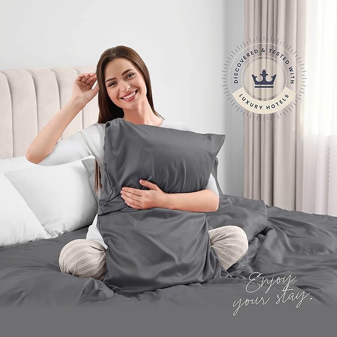 BELADOR Silky Soft Sheet Set - Luxury 4 Piece Bed Sheets for King Size Bed