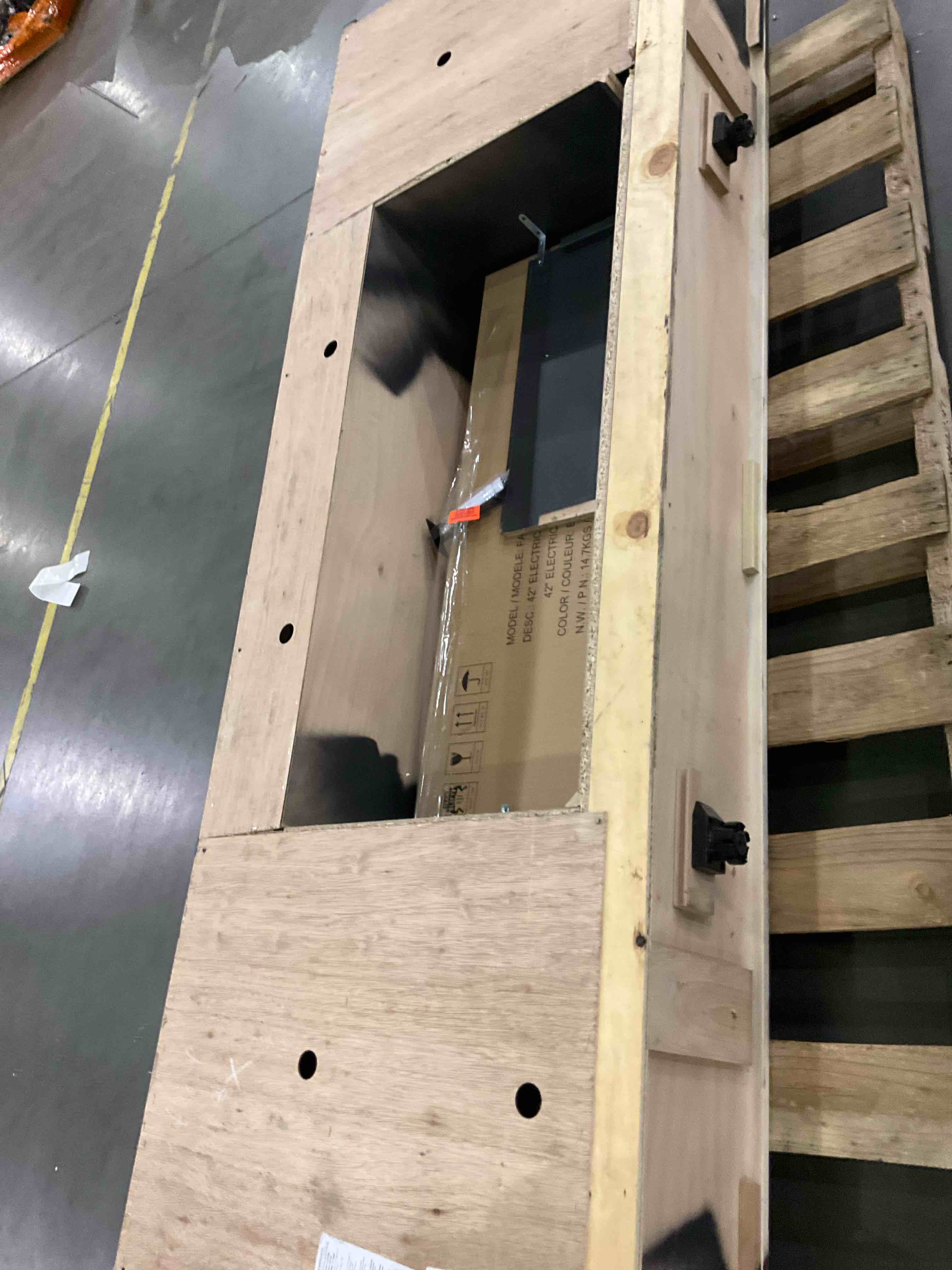 97 Fireplace Tv Stand Console