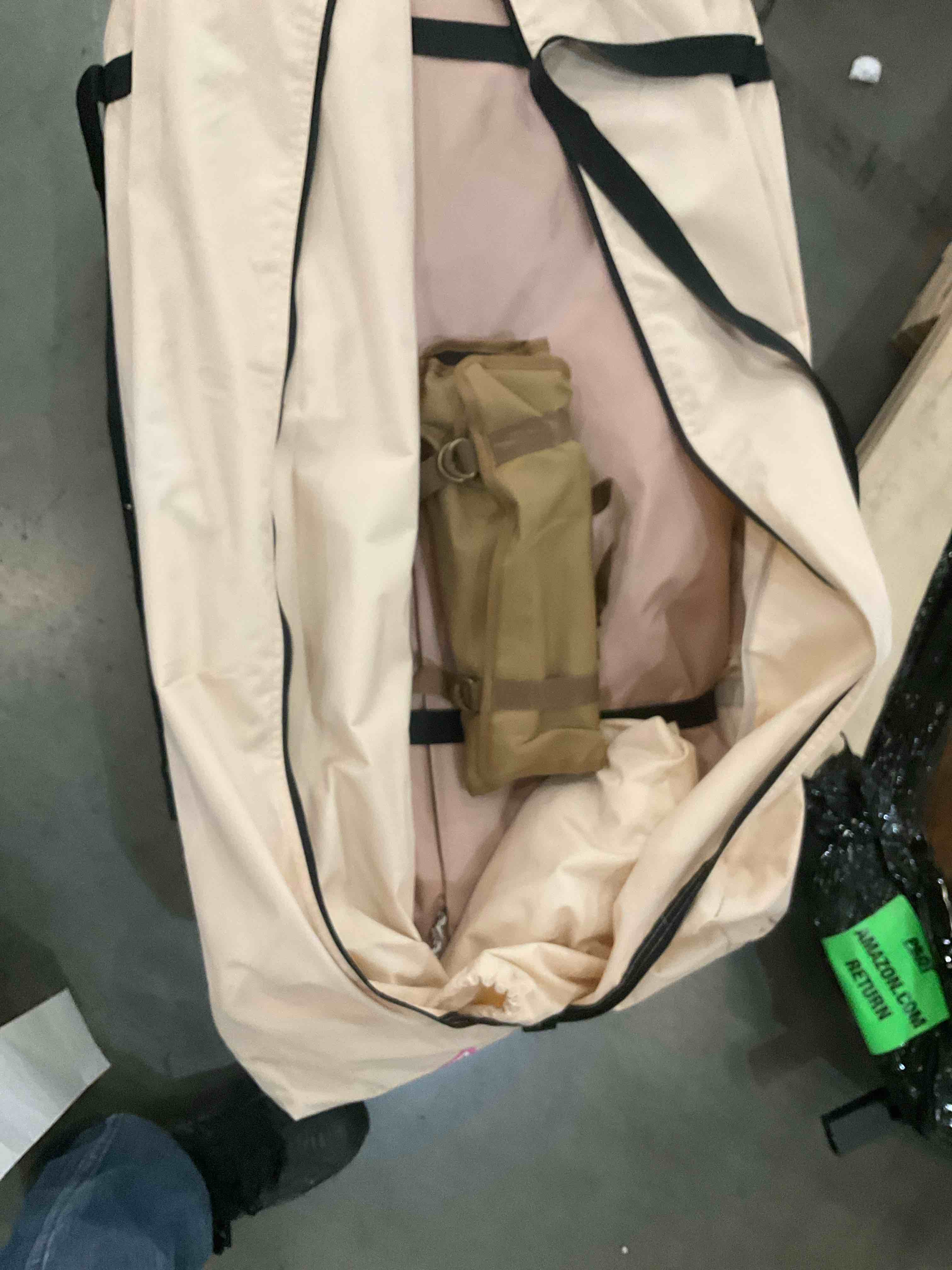 tent/ canopy set up with bag unknown model 