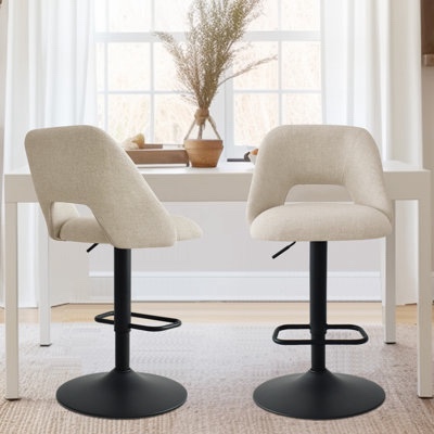 Bridgette Swivel Adjustable Height Bar Stool