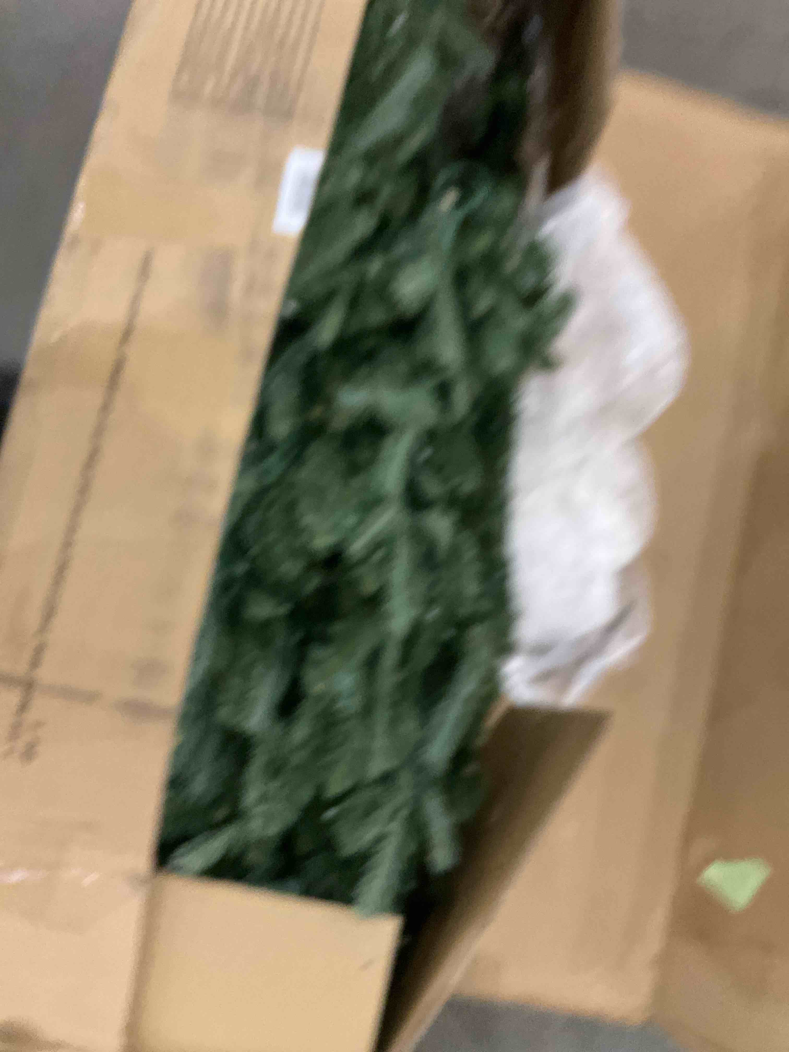 Traditional Prelit Artificial Christmas Tree with Warm Lights and Metal Stand, Wide Realistic Tree