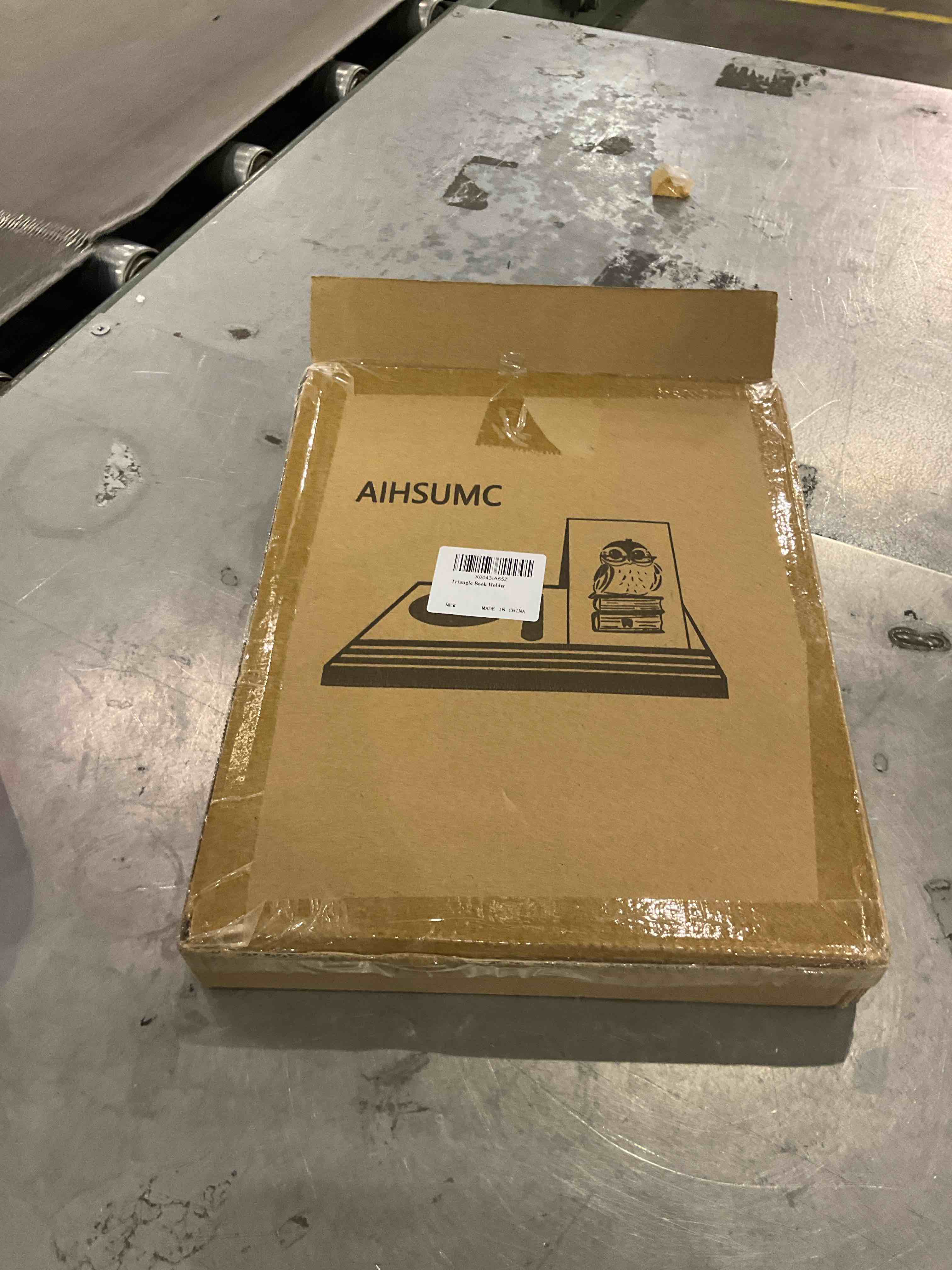 Triangle Book Holder,Solid Wooden Book Rest Book Stand,Text Small Book Stand for Reading,Book Holder Stand with Coffee Drink Holder,Birthday Gift for Book Lover