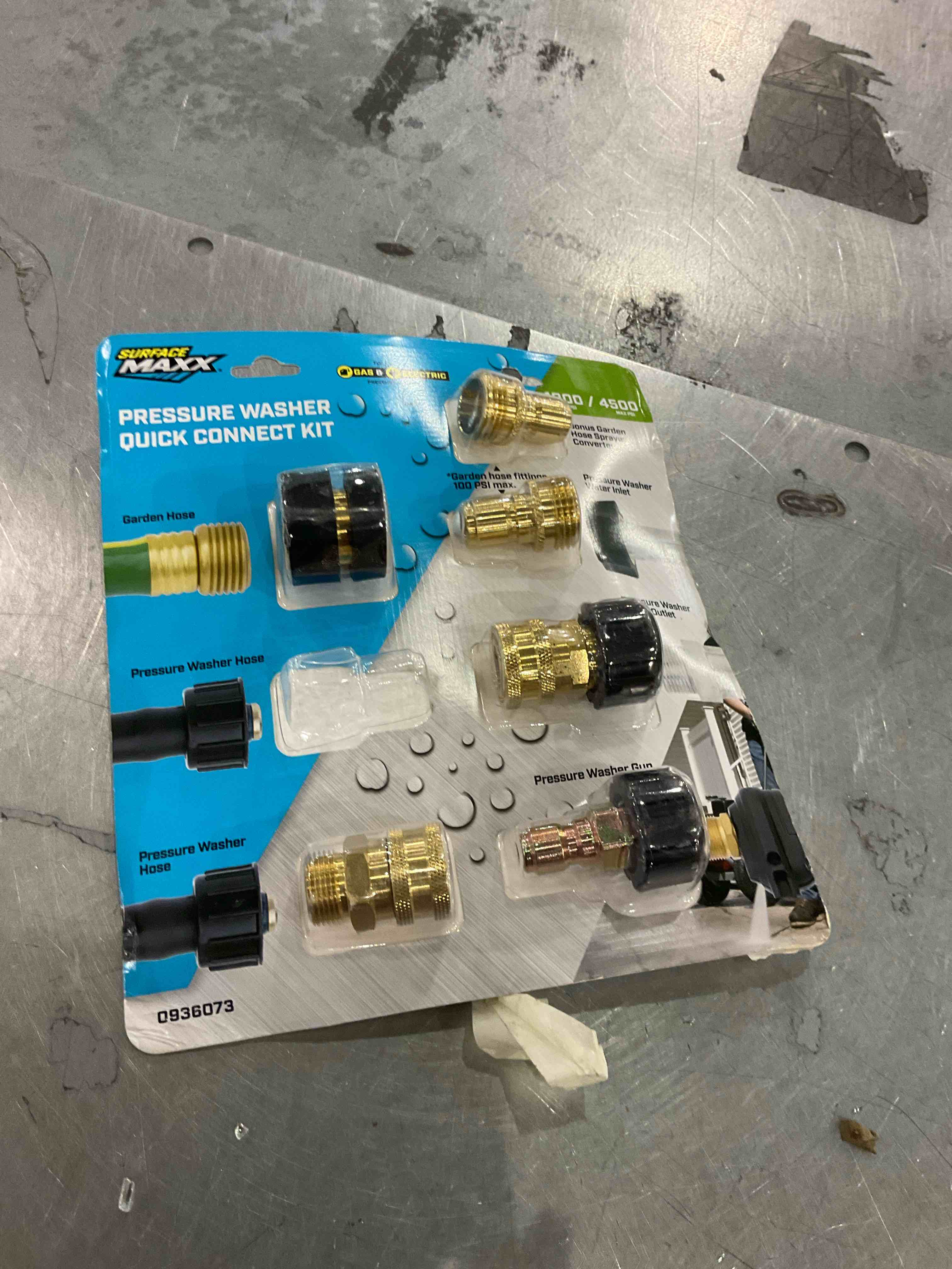 Surfacemaxx - Pressure Washer Quick Connect Kit - 7-Pieces SGY-PWA78