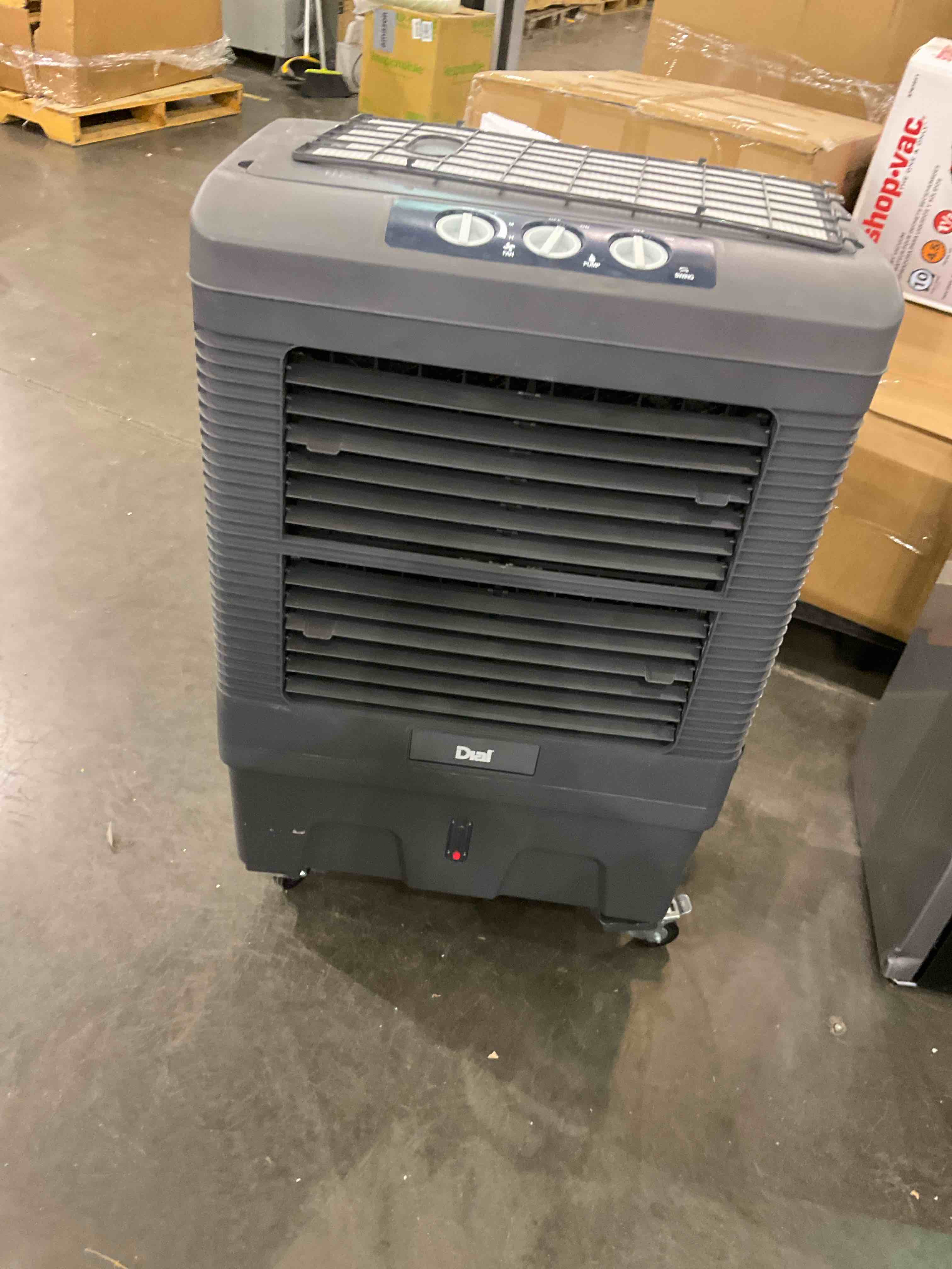 Dial 3-Speed Portable Evaporative Cooler - Up to 1000 sqft, 3500 CFM - PEC-A-3500-1M Grey