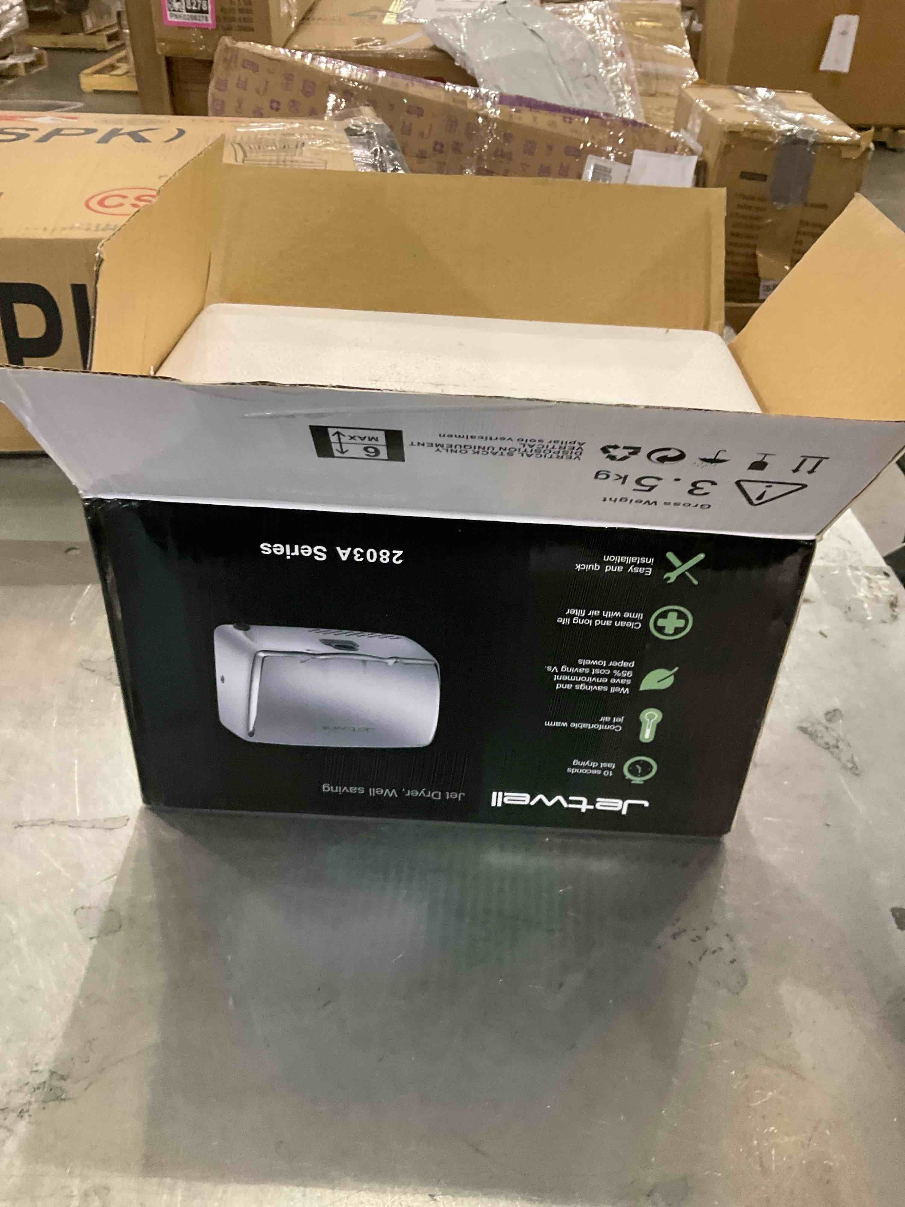 High Speed 110 Volt Hand Dryer in Stainless Steel