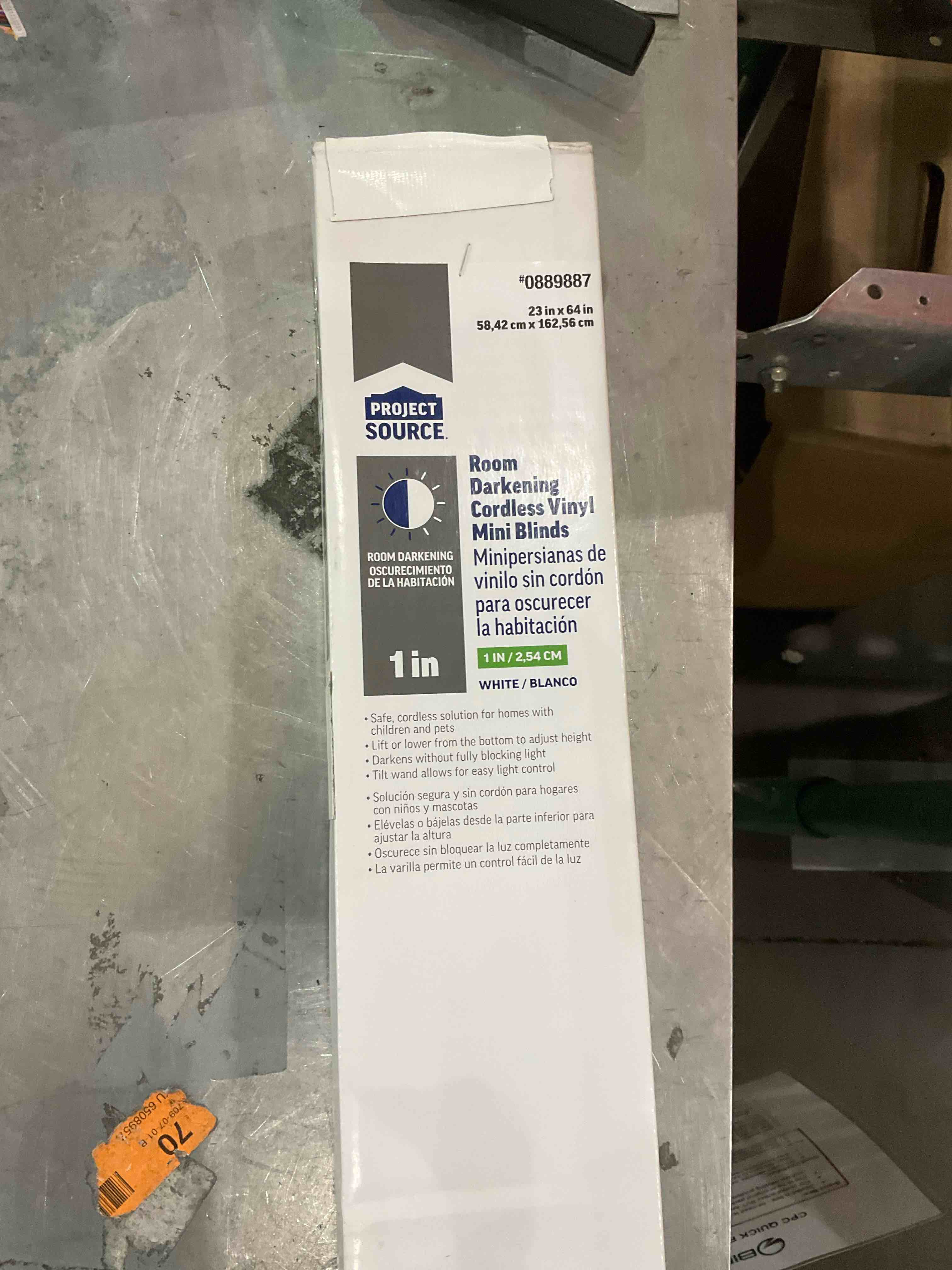 cordless mini vinyl blinds