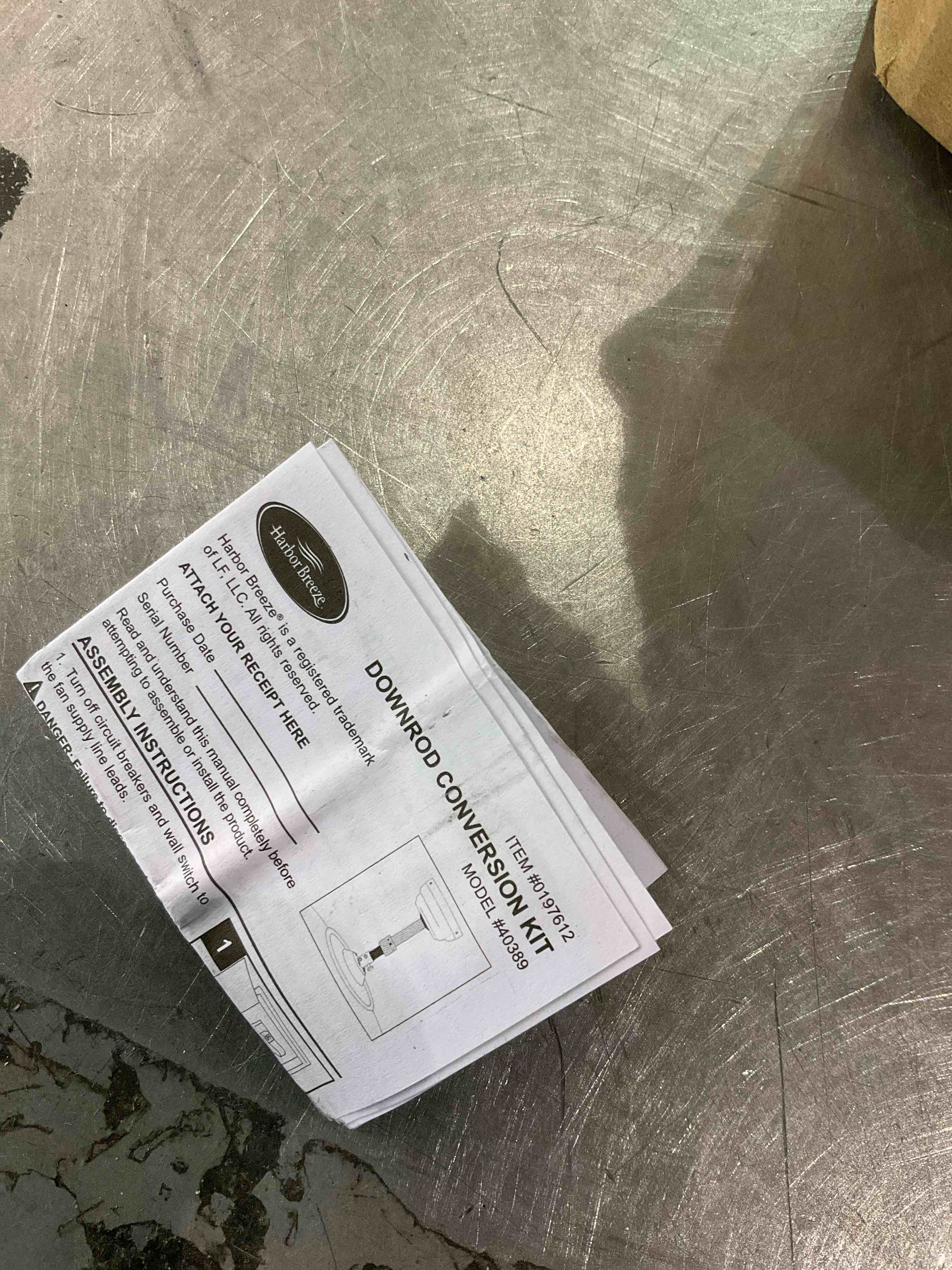 downrod conversion kit 
